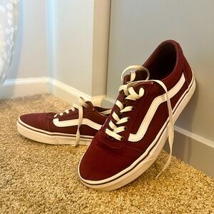 Maroon Low Ride Vans